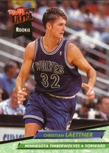 将图片加载到图库查看器,1992-93 Fleer Ultra Christian Laettner RC #304 Minnesota Timberwolves