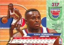 Load image into Gallery viewer, 1992-93 Fleer Ultra Rumeal Robinson #317 New Jersey Nets