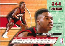 Load image into Gallery viewer, 1992-93 Fleer Ultra Dave Johnson  #344 Portland Trail Blazers