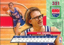 将图片加载到图库查看器,1992-93 Fleer Ultra Kurt Rambis  #351 Sacramento Kings