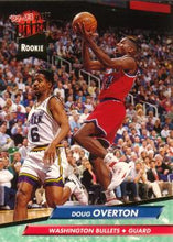 تحميل الصورة إلى عارض المعرض، 1992-93 Fleer Ultra Doug Overton ROO #371 Washington Bullets