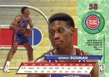 将图片加载到图库查看器,1992-93 Fleer Ultra Dennis Rodman #58 Detroit Pistons