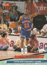 Load image into Gallery viewer, 1992-93 Fleer Ultra Terrell Brandon #34 Cleveland Cavaliers