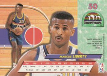 Load image into Gallery viewer, 1992-93 Fleer Ultra Marcus Liberty #50 Denver Nuggets