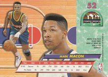 تحميل الصورة إلى عارض المعرض، 1992-93 Fleer Ultra Mark Macon #52 Denver Nuggets