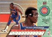 将图片加载到图库查看器,1992-93 Fleer Ultra Orlando Woolridge #61 Detroit Pistons