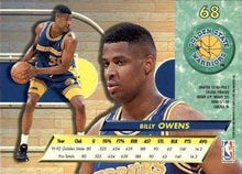 Load image into Gallery viewer, 1992-93 Fleer Ultra Billy Owens #68 Golden State Warriors