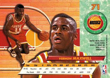 将图片加载到图库查看器,1992-93 Fleer Ultra Vernon Maxwell #71 Houston Rockets