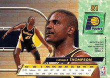 将图片加载到图库查看器,1992-93 Fleer Ultra LaSalle Thompson #81 Indiana Pacers