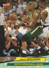 Load image into Gallery viewer, 1992-93 Fleer Ultra Benoit Benjamin #169 Seattle SuperSonics