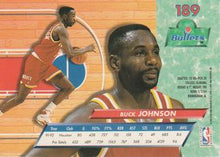 Load image into Gallery viewer, 1992-93 Fleer Ultra Buck Johnson #189 Washington Bullets
