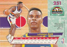 将图片加载到图库查看器,1992-93 Fleer Ultra LaPhonso Ellis RC #251 Denver Nuggets