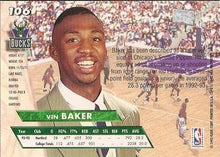 تحميل الصورة إلى عارض المعرض، 1993-94 Fleer Ultra Vin Baker RC #106 Milwaukee Bucks