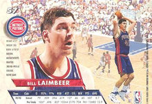 Load image into Gallery viewer, 1993-94 Fleer Ultra Bill Laimbeer #57 Detroit Pistons