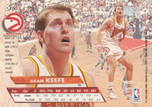 Load image into Gallery viewer, 1993-94 Fleer Ultra Adam Keefe #6 Atlanta Hawks