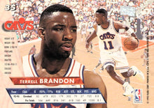 Load image into Gallery viewer, 1993-94 Fleer Ultra Terrell Brandon #35 Cleveland Cavaliers