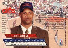 Load image into Gallery viewer, 1993-94 Fleer Ultra Chris Mills DPK,RC #38 Cleveland Cavaliers