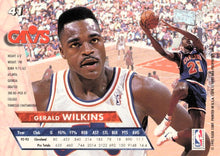 Load image into Gallery viewer, 1993-94 Fleer Ultra Gerald Wilkins #41 Cleveland Cavaliers