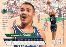 Load image into Gallery viewer, 1993-94 Fleer Ultra Donald Hodge #45 Dallas Mavericks