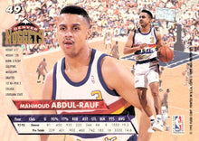 Load image into Gallery viewer, 1993-94 Fleer Ultra Mahmoud Abdul-Rauf #49 Denver Nuggets