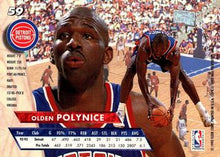 Load image into Gallery viewer, 1993-94 Fleer Ultra Olden Polynice #59 Detroit Pistons