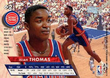 Load image into Gallery viewer, 1993-94 Fleer Ultra Isiah Thomas #62 Detroit Pistons