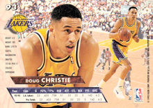 تحميل الصورة إلى عارض المعرض، 1993-94 Fleer Ultra Doug Christie #93 Los Angeles Lakers