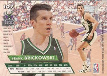 Load image into Gallery viewer, 1993-94 Fleer Ultra Frank Brickowski #107 Milwaukee Bucks