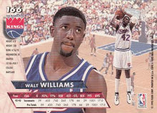 将图片加载到图库查看器,1993-94 Fleer Ultra Walt Williams #166 Sacramento Kings