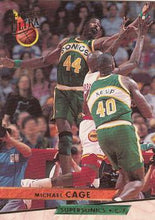将图片加载到图库查看器,1993-94 Fleer Ultra Michael Cage #175 Seattle SuperSonics
