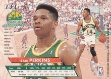 将图片加载到图库查看器,1993-94 Fleer Ultra Sam Perkins #182 Seattle SuperSonics