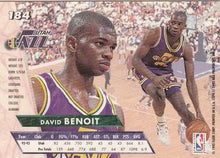 将图片加载到图库查看器,1993-94 Fleer Ultra David Benoit #184 Utah Jazz