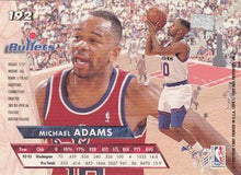 将图片加载到图库查看器,1993-94 Fleer Ultra Michael Adams #192 Washington Bullets