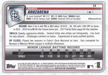 Load image into Gallery viewer, 2020 Bowman Randy Arozarena RC #24 St. Louis Cardinals
