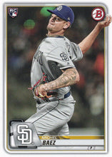 Load image into Gallery viewer, 2020 Bowman Michel Baez RC #42 San Diego Padres