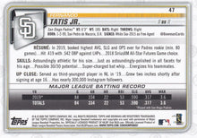 Load image into Gallery viewer, 2020 Bowman Fernando Tatis Jr. #47 San Diego Padres
