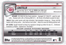 Load image into Gallery viewer, 2020 Bowman Luis Castillo #56 Cincinnati Reds