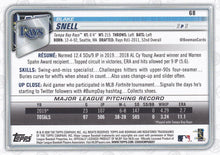 将图片加载到图库查看器,2020 Bowman Blake Snell #68 Tampa Bay Rays