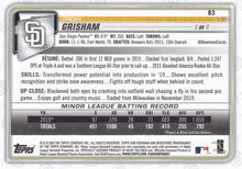 Load image into Gallery viewer, 2020 Bowman Trent Grisham RC #83 San Diego Padres