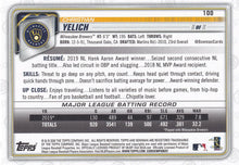 Load image into Gallery viewer, 2020 Bowman Christian Yelich #100 Milwaukee Brewers