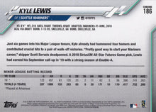 Load image into Gallery viewer, 2020 Topps Chrome Kyle Lewis RC #186 Seattle Mariners