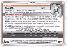 Load image into Gallery viewer, 2020 Bowman Prospects Ulrich Bojarski BP-14 Detroit Tigers