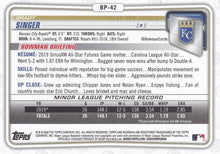 Load image into Gallery viewer, 2020 Bowman Prospects Brady Singer BP-42 Kansas City Royals