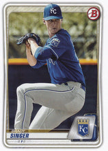 Load image into Gallery viewer, 2020 Bowman Prospects Brady Singer BP-42 Kansas City Royals