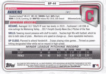 Load image into Gallery viewer, 2020 Bowman Prospects Ethan Hankins BP-44 Cleveland Indians