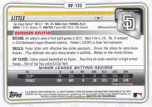 Load image into Gallery viewer, 2020 Bowman Prospects Grant Little BP-133 San Diego Padres