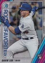 Load image into Gallery viewer, 2020 Bowman Roy Favorite Gavin Lux RC ROYF-GL Los Angeles Dodgers