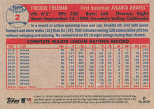 Load image into Gallery viewer, 2021 Topps Archives Freddie Freeman #2 Atlanta Braves