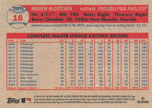 Load image into Gallery viewer, 2021 Topps Archives Andrew McCutchen #16 Philadelphia Phillies