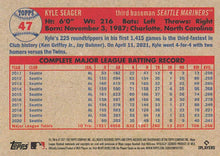 Load image into Gallery viewer, 2021 Topps Archives Kyle Seager #47 Seattle Mariners
